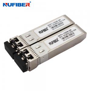 China Compatible With Cisco / Hauwe / H3C / Juniper 10G SFP+ SR Transceiver SX Multimode on sale
