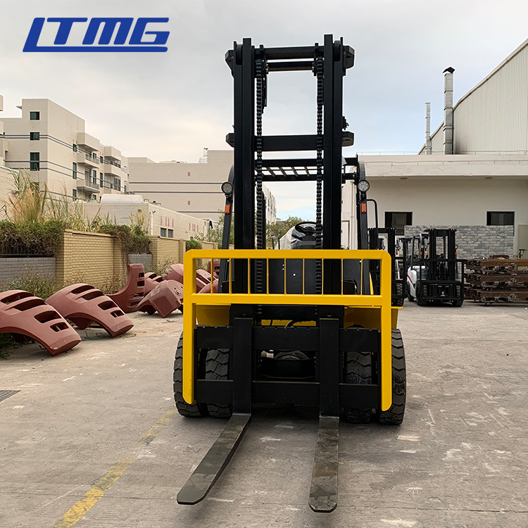 LTMG forklift 7t diesel forklift with three stage mast 4.8m lifting height