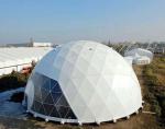15m Diameter PVC Coated Geodesic Dome Tent Sphere Clear Dome Tent