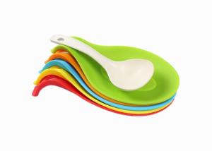 Wholesale Heat Resistant Silicone Kitchen Gadgets / Flexible Silicone Spoon Rest Holder from china suppliers