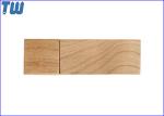 Slim Wooden Bamboo Brick 64GB Pendrive Stick Drive Natural Product
