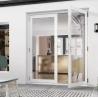Buy cheap Customizable Aluminum and Glass Doors for Bathroom Powder Coated Surface from wholesalers