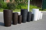 Frost Resistant Character Fiber Clay Planter Modern Design For Outdoor