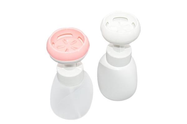 300ml PP+HDPE Flower Shape Foam Pump Bottle Skin Care Packaging Hand Sanitizer