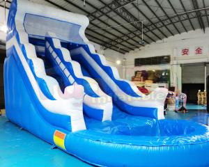 Wholesale TUV Outdoor Inflatable Water Slides Kids Jumping Bounce House from china suppliers