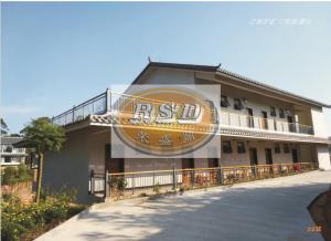 Wholesale Modern Style Natural Wood Grain Zinc Steel Railing Advanced Spraying Engraving Technology from china suppliers