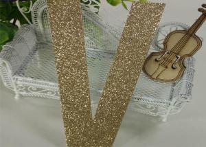 Wholesale Diy Christmas Decor Gold Glitter Letters , Wedding Party Glitter Alphabet Letters from china suppliers