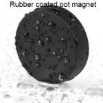 Strong Neodymium Rubber Coated magnetic base Holding Magnet