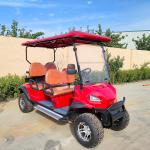 Factory Made Road Legal Red Lithium Battery Power Electric Golf Cart 2 4 6 8