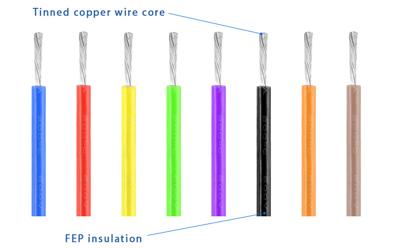 Good Quality 3000V UL1330 FEP Cable for Lighting Fixtures