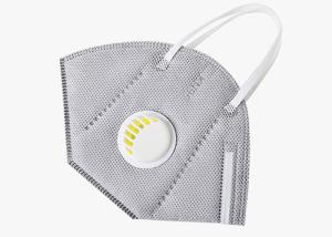 Wholesale Anti - Fog Disposable Non - Woven Mask , KN95 Particulate Filter Mask Gray Color from china suppliers