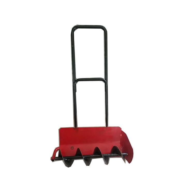 Hand Push Snow Shovel, Spiral Hand Walking Snow Cleaner