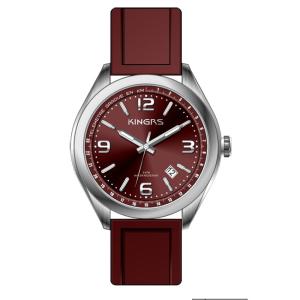 Wholesale 43.0mm Rubber Band Silicone Strap Watches With Reflocter Top Ring from china suppliers