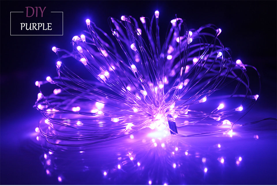 2M 5M 10M Led string light Waterproof battery fairy lights outdoor lamps for Christmas party wedding Decoration Twinkle