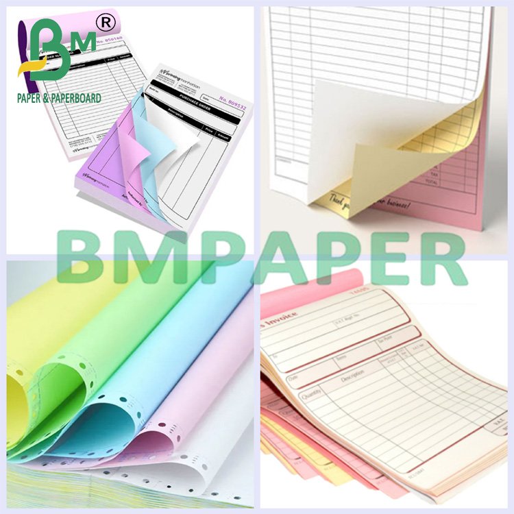 70gsm 75gsm Black Image Smooth CF CB Carbonless Paper Size 43x61cm A2
