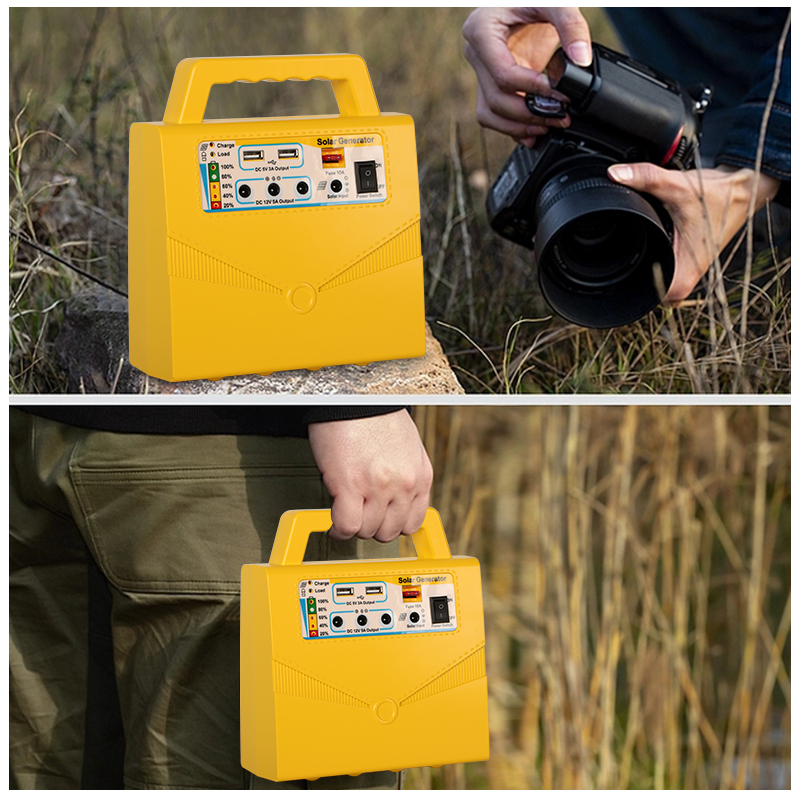 Radio and Lighting Function 20W Solar Lighting System with 12V 7AH Battery Capacity
