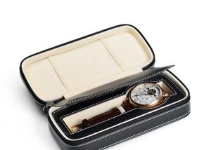 Wholesale TW-033 Pu Mens Leather Watch Box For Wristwatch , Leather Watch Case from china suppliers