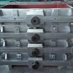Foundry Sand Casting Flask Mould Box Red HT250 High Accuracy Steel Welding