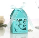 Luxury Card Wedding Gift Box With Ribbon for Favor Sweet Lollipop Candy Party