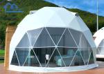 Luxury Fireproof Glamping Hotel Tent Geodesic Dome For Homestay Best Family