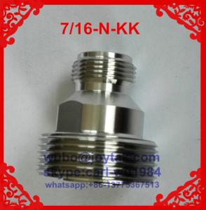 Wholesale DIN 7/16 adaptor All brass DIN 7/16 female to N female adaptor from china suppliers