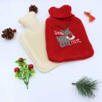 Knitted Jacket Rubber Hot Water Bag , Rubber Douche Bottle 1000ml Kids Classic