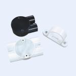 ABC Grade PVC Space Bar Saddle 20mm 50mm For PVC Conduit Pipe Black White