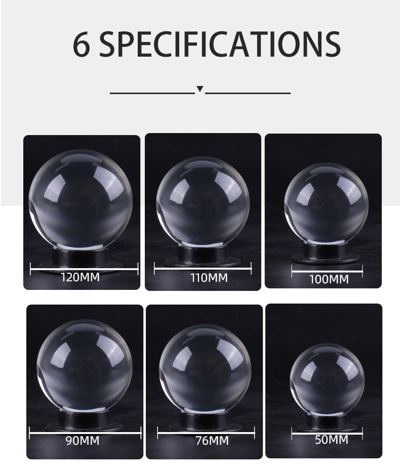 Home Decoration Solid Acrylic Sphere , Clear Acrylic Contact Juggling Ball