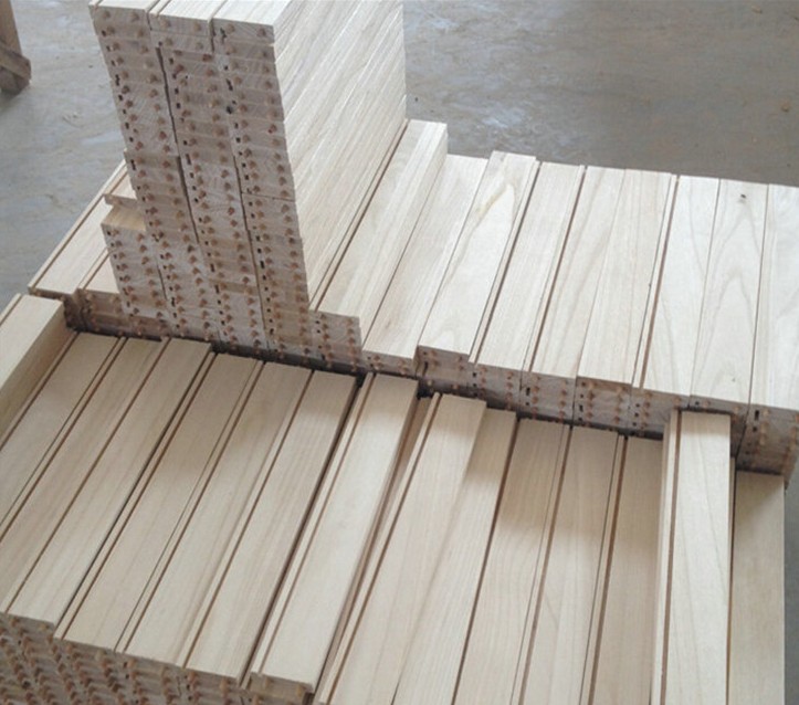 Finished and Clean Grooved Poplar Paulownia Drawer Board for Contemporary Style Cabinet