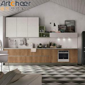 Wholesale Customized Color Island Sink Base Cabinet with Modern PANEL Wood Style Kitchen Cabinet from china suppliers