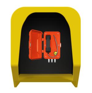Wholesale Wall Mounted Colorfully Acoustic Phone Booth , Noise Reduction Telephone from china suppliers