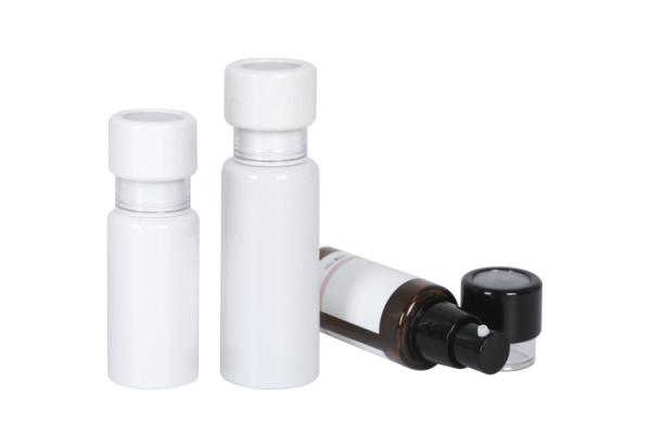 PETG arielss bottle 15ml 30ml 50ml 80ml 100ml for cosmetic skincare packaging