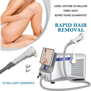Wholesale 808nm Cold Fiber Laser Hair Removal Machine 14*14mm 7*7mm Spot size from china suppliers