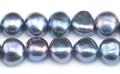 Wholesale Peacock Blue Nugget String Loose Fresh Water Pearl Beads for Jewelry Making from china suppliers