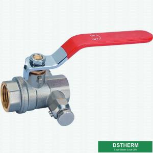 Wholesale Water Supplying Special Ball Valve With Lock Female Threaded Forged High Pressure Brass Ball Valve from china suppliers