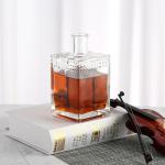 High End Bend Curved Twist Glass Bottle for Super Luxury Vodka Whisky Gin Rum