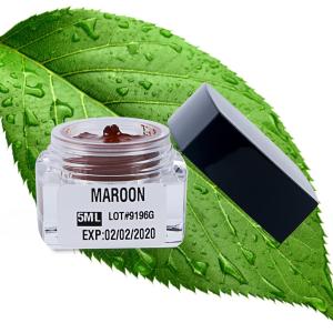 Wholesale Small Microshading Semi Permanent Makeup Pigments For Eyebrown 5ML Maroon from china suppliers