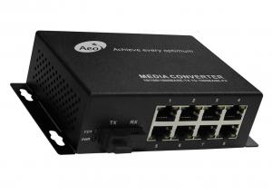 Wholesale Wall Mounted 10/100Base-TX SC Gigabit Ethernet Fiber Switch Hub 8 Port from china suppliers