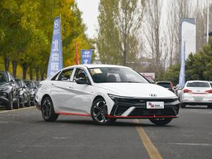 Wholesale 2023 White Hyundai Elantra 1.4T 7- DCT 240TGDi N Line GLX 2WD Gasoline Car from china suppliers