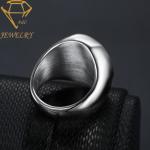 Stainless Steel Embassed Masonic Signet Rings