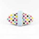 Plastic Cleaning Horse Brushes 7'' 18cm Length Colorful Circle Pattern