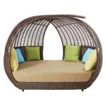 Waterproof Aluminum Wicker Patio Daybed