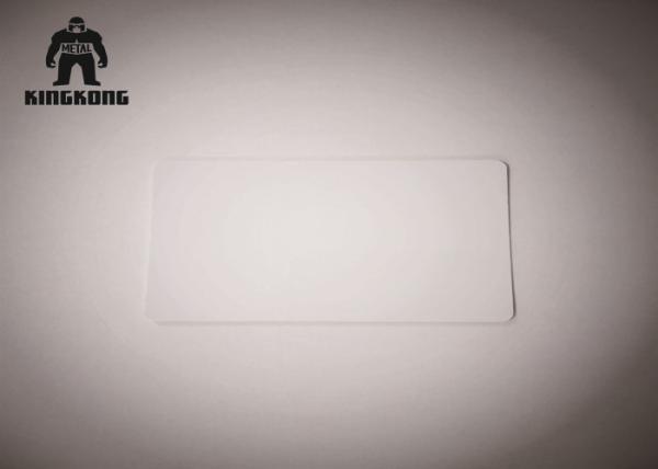 Thermal Plain White Blank 30 Mil Plastic ID Cards For Printing Cr80 85.6x54x0