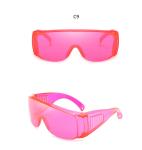 Transparent Lens Oversized Sunglasses UV400 38g Windproof Goggles
