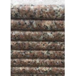 China Red Color G363 Granite Stair Treads Stair Step Polished / Flamed High Performanc for sale