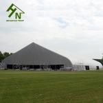 Peach Shape Curved Event Tent Aluminum Frame Black Out Roof Cover