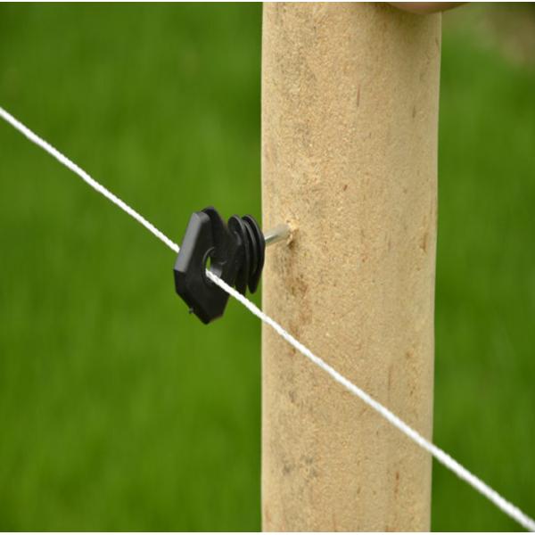 Diamond Ring Insulator-Yellow Electric Fence Insulators Screw-In Ring Insulator