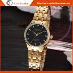Luxury Gold Watch for Woman Stainless Steel Watch Quartz Analog Watch Couple