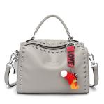 PU Pandora Bag Faux Leather Handbags with Rivets Fashion Wholesale Shoulder Bags