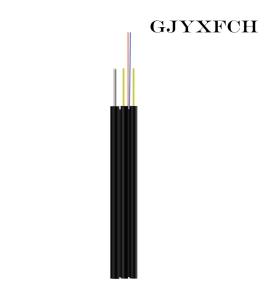 Wholesale SM 2 Cores Outdoor FTTH Drop Cable Single Mode Armored Fiber With Steel Messenger from china suppliers